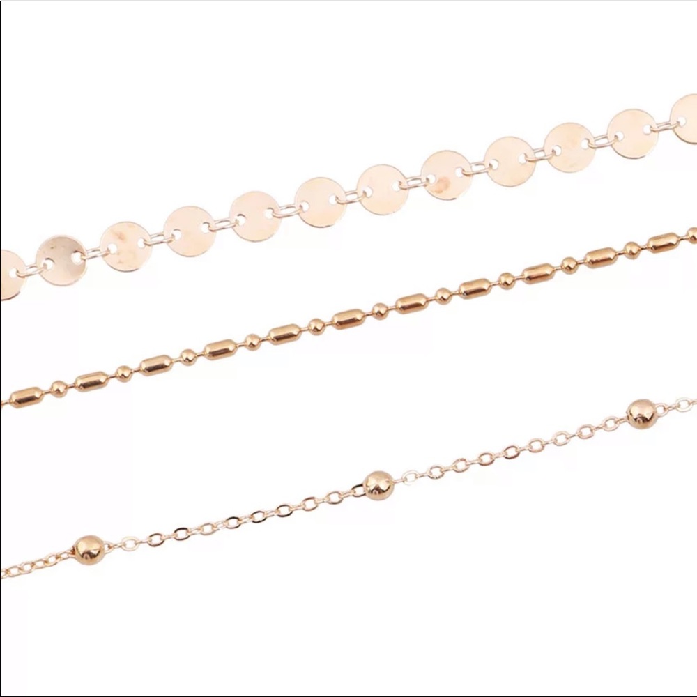 • Everly • Boho Layered Coin Choker - Picture 2 of 4